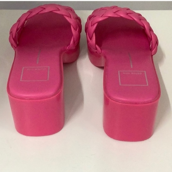 Dolce Vita Fuchsia Braided Mules S8ze 7 Nwot. - Picture 5 of 12